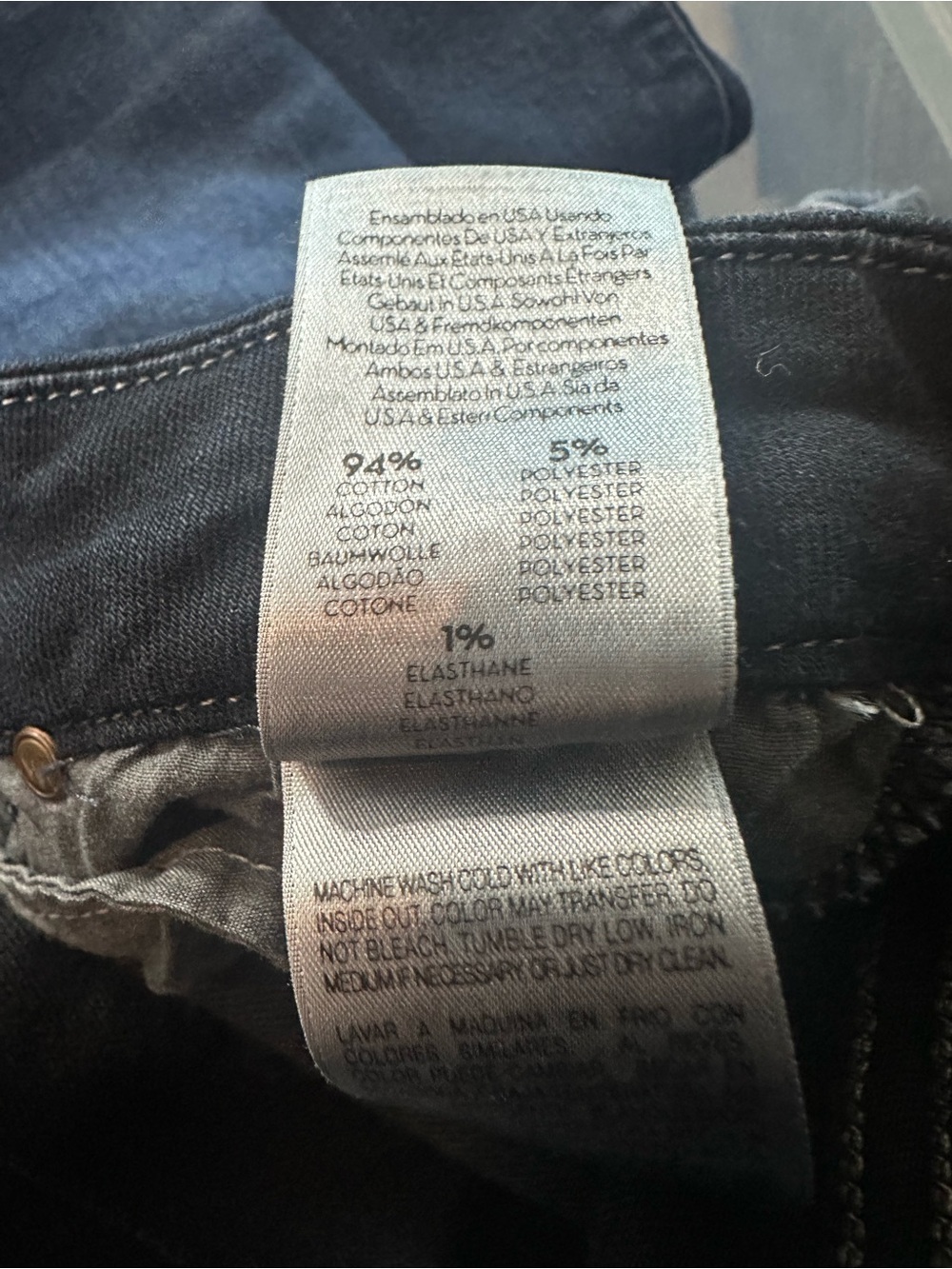 MOTHER Denim High Waisted Looker 28 6 Coffee, Tea or Me skinny dark designer - Picture 14 of 14